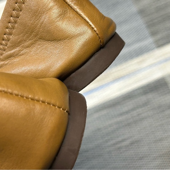 Lauren Ralph Lauren Women’s Betty Flats Round Toe Leather Size 6B 11424 G14 BRN - Picture 7 of 16